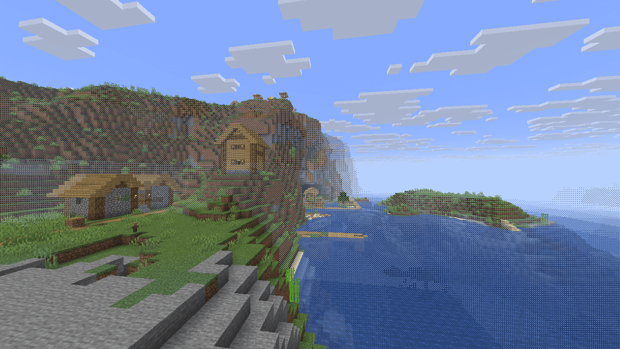 Dithered Chunk Fade Banner Image