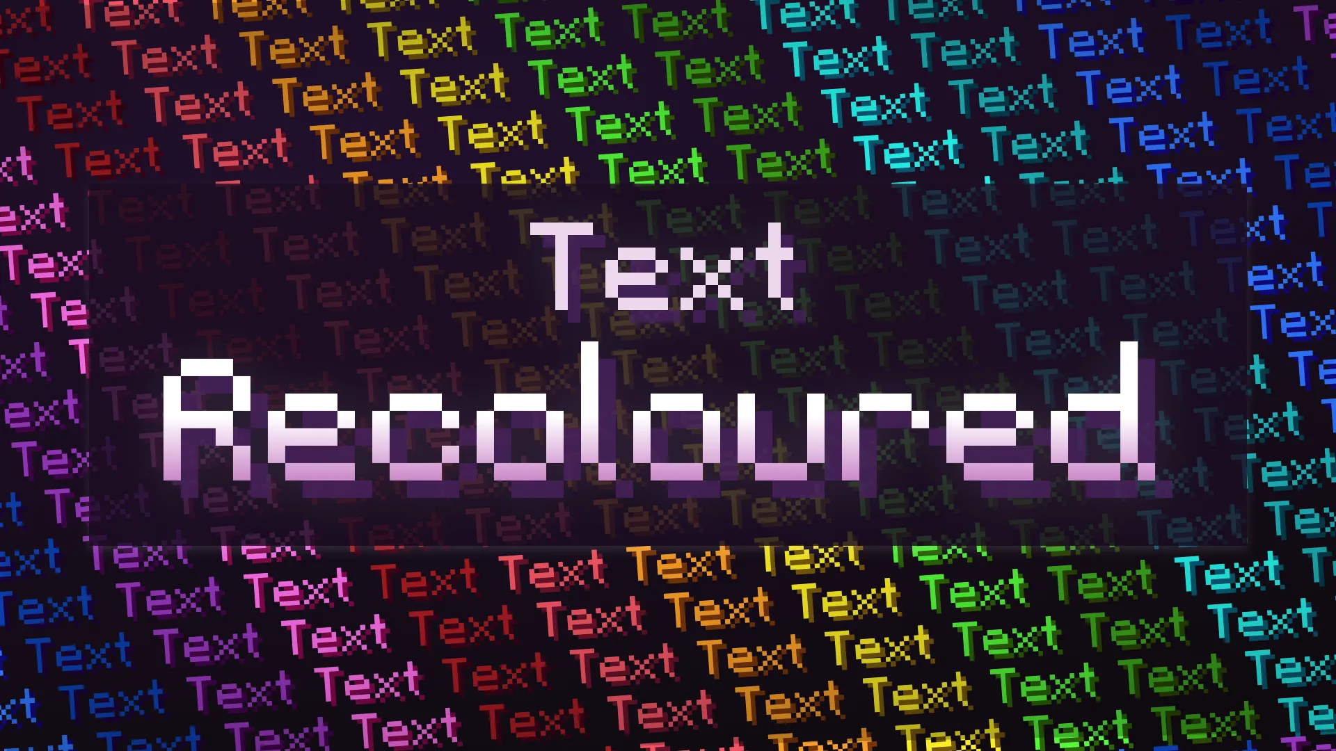 Text Recoloured Banner Image